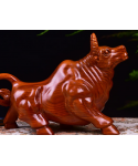 Wooden ox decoration zodiac ox carving crafts