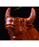 Wooden ox decoration zodiac ox carving crafts