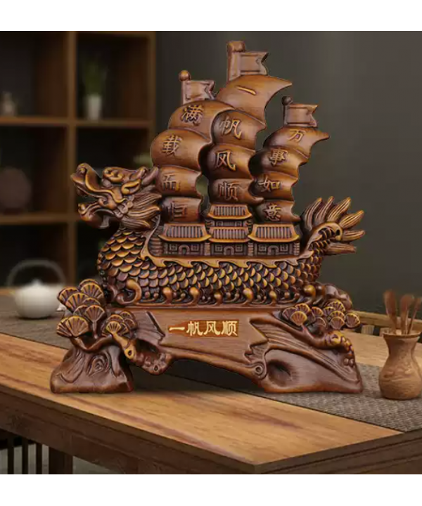 Smooth sailing dragon ship